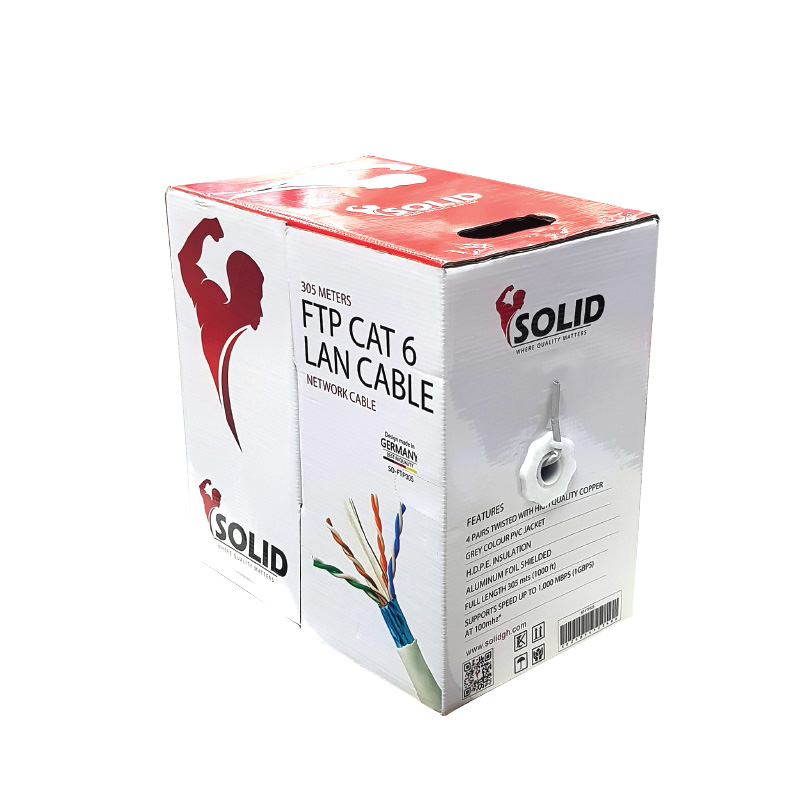 FTP Cat6 Cable 305 Meter - Solid SD-FTP305